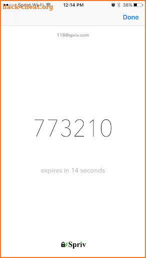 Two Factor Authentication by Spriv screenshot