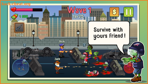 Two guys & Zombies (bluetooth game) screenshot