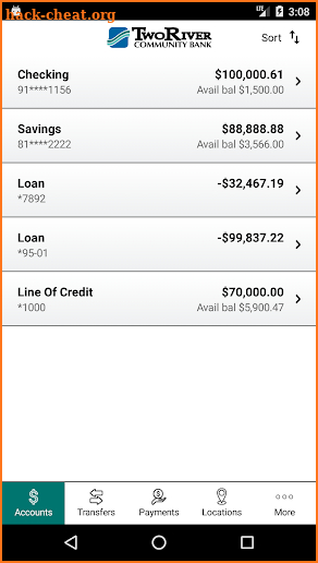 Two River Bank Mobile screenshot