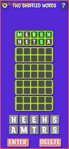 Two Shuffled Words screenshot