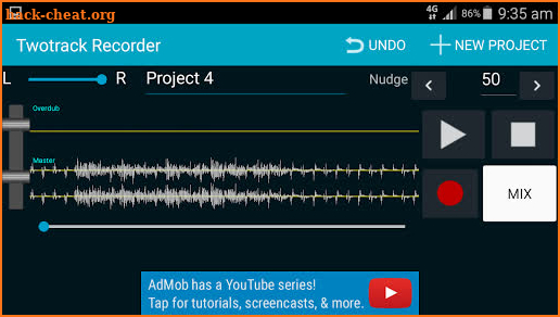 Twotrack studio recorder screenshot