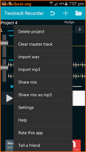 Twotrack studio recorder screenshot