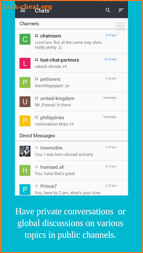 TWS Chat - Talk To Strangers in Public Chatrooms screenshot