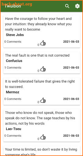 Twuibon: Quotes, proverbs and the laws of success screenshot