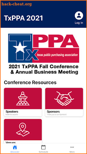 TxPPA Conferences screenshot