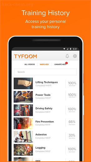 Tyfoom screenshot
