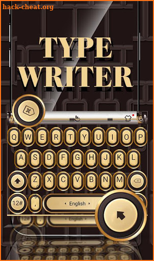 Type Writer Keyboard Theme screenshot