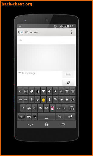 TypeDroid Pro with Keyboard screenshot