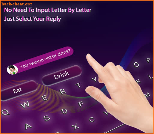 Typers Inn 3D Keyboard: Type n Swipe with Emojis screenshot