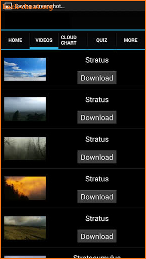 Types of Clouds - Cloud Guide screenshot