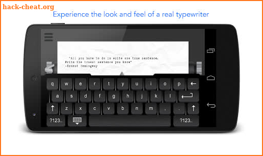 Typewriter screenshot