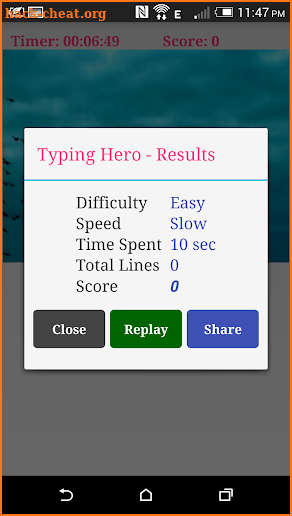 Typing Hero screenshot
