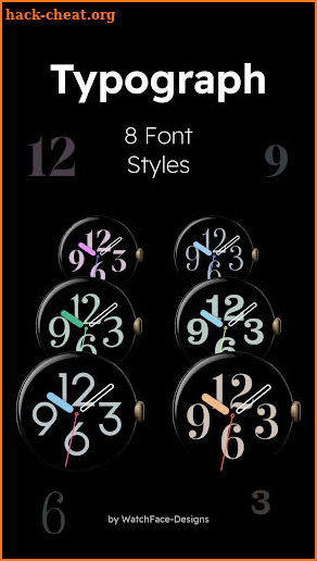 Typograph - Analog Watch Face screenshot