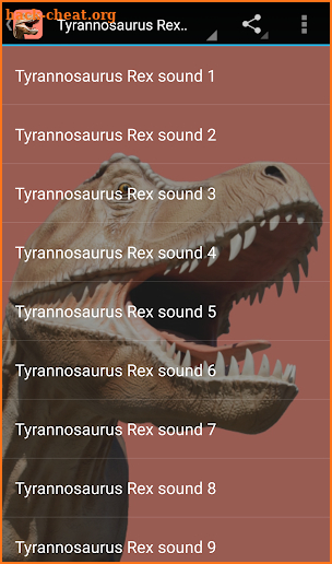 Tyrannosaurus Rex Sounds screenshot