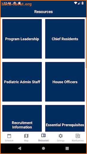 U-M Pediatric Residency screenshot