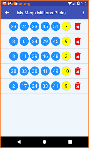 U-Pick Lotto screenshot