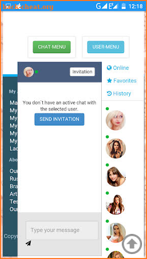 Ua ladys Dating site App screenshot