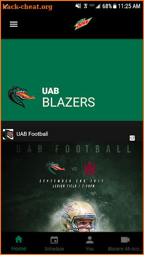 UAB Blazers screenshot