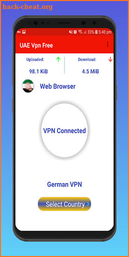 UAE VPN screenshot
