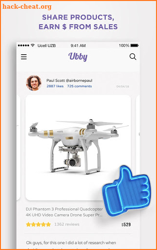 Ubby - Your shopping tips rewarded screenshot