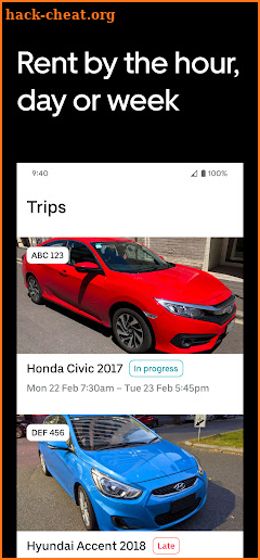 Uber Carshare (Car Next Door) screenshot
