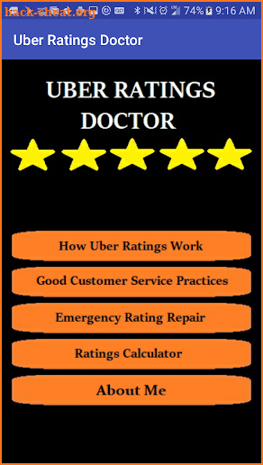 Uber Ratings Doctor screenshot