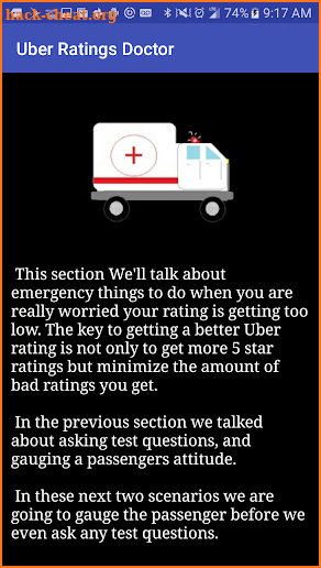 Uber Ratings Doctor screenshot