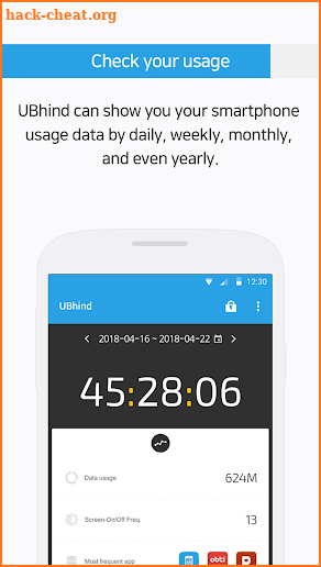 UBhind: No.1 Mobile Life Tracker/Addiction Manager screenshot
