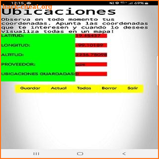 UBICACIONES screenshot