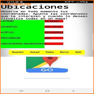UBICACIONES screenshot
