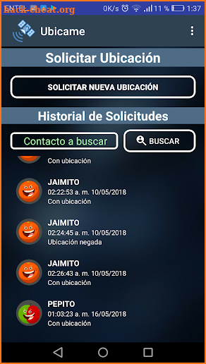 Ubicame screenshot