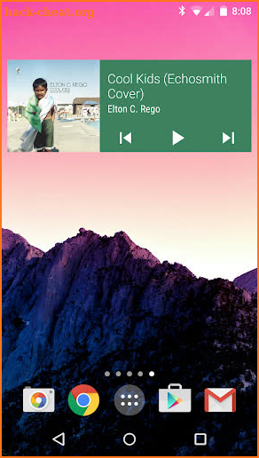 Ubiquity Music Widget screenshot