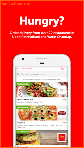 UbonHero - Food Delivery screenshot