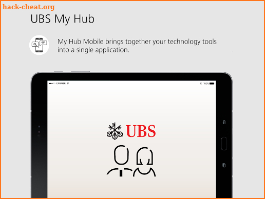 UBS My Hub screenshot