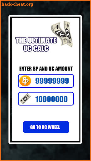 UC Cash | Free UC & BP Spin Wheel & Calc For Pubgs screenshot
