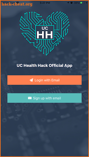 UC Health Hack screenshot