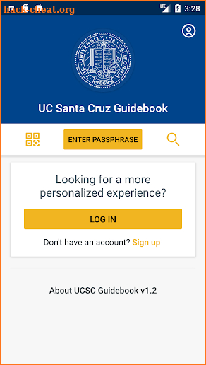 UC Santa Cruz Guidebook screenshot