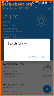 UC Weather screenshot