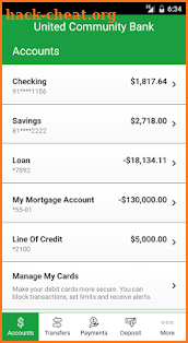 UCB Mobile Banking screenshot
