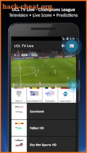 UCL TV Live - Champions League Live - Live Scores screenshot