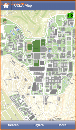 UCLA Campus Map screenshot