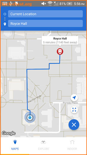 UCLA Maps screenshot