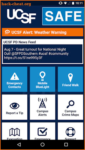UCSF Safe screenshot