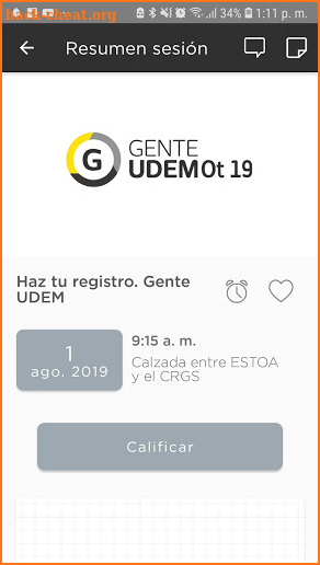 UDEM Eventos screenshot