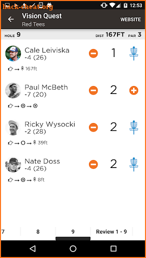 UDisc Live - Scorekeeper App screenshot