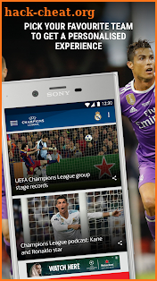 UEFA Champions League screenshot