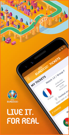 UEFA EURO 2020 Mobile Tickets screenshot
