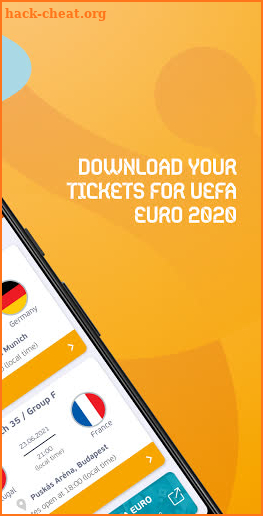 UEFA EURO 2020 Mobile Tickets screenshot