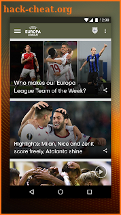 UEFA Europa League screenshot