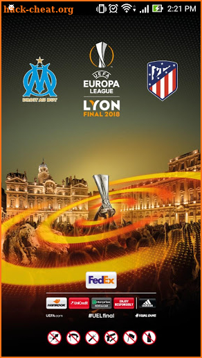 UEFA EUROPA LEAGUE FINAL 2018 – Mobile ticket screenshot
